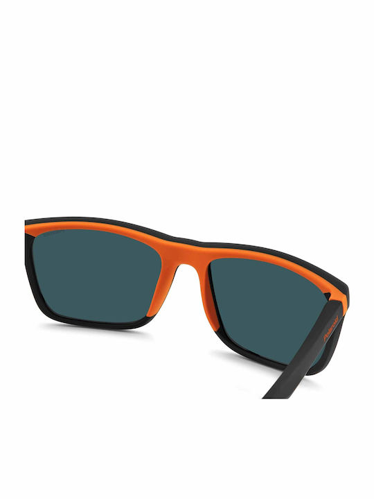 Polaroid Unisex Ochelari De Soare Cu Ramă Neagră Din Plastic Și Lentilă Polarized Portocalie Oglindă PLD2141/S RC2/OZ