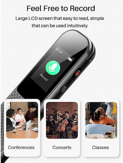 Voice Recorder Digital X001GX5CSN με Eσωτερική Μνήμη 64GB