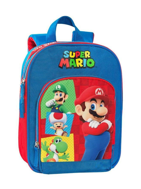 Kindergarten Rucksack Super Mario Rote Blaue