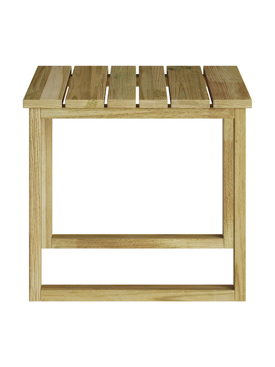 Sitting Room Table for Small Outdoor Spaces Made of Acacia 40x40x36cm