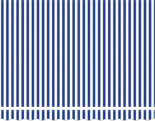 vidaXL Awning fabric Blue 2x3m