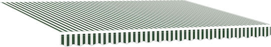 vidaXL Τεντόπανο Πράσινο 3x4.5m