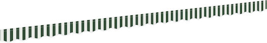 vidaXL Awning fabric Green 0.2x4.8m