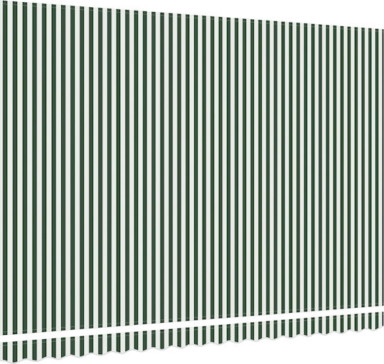 vidaXL Τεντόπανο Πράσινο 3x4.5m