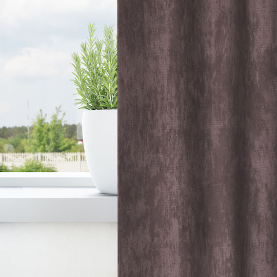 vidaXL vidaXL Window Curtain Set with Tab Top Brown 140x245cm