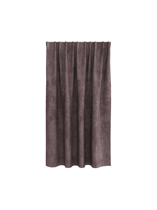 vidaXL Set Window Curtains With Brown Pencil Pleat 140x140cm