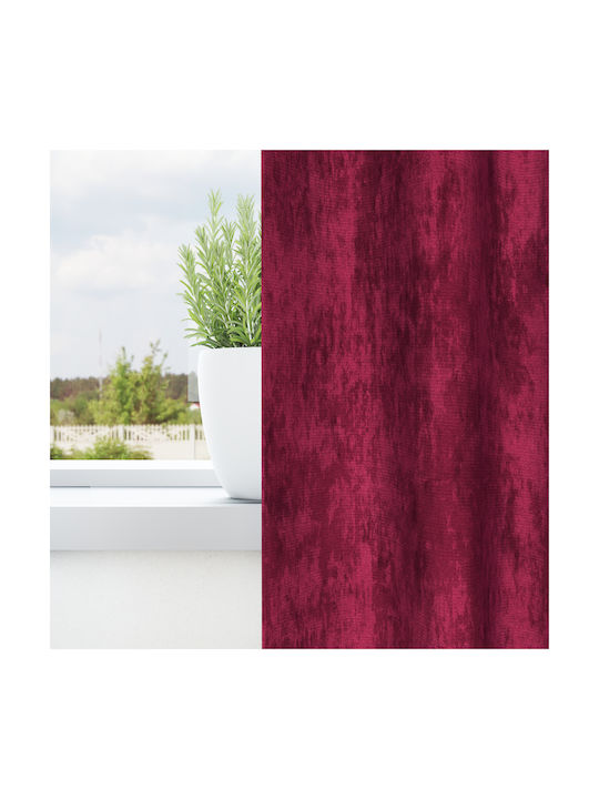vidaXL vidaXL Vorhänge Fenster mit Oberer Registerkarte Rote 140x175cm