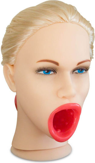 Nanma Vibrating Deep Throat Doll Head Masturbator με Δόνηση