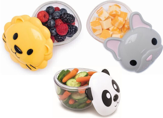 Set 3 Containere Pentru Alimente Pentru Copii Bulldog Shark Cat Box