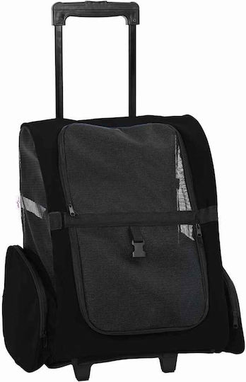 vidaXL Kinderwagen für Hunde / Katzen bis 20kg Schwarz L57xB48xH32cm.