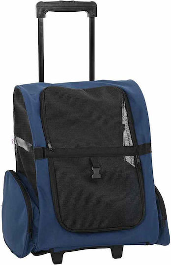 vidaXL Dog/Cat Carrying Blue Stroller for 20kg Pets L57xW48xH32cm