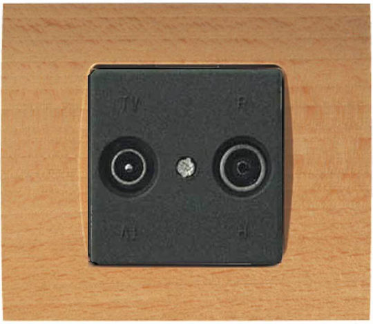 Arcada Bronze TV-Antennensteckdose