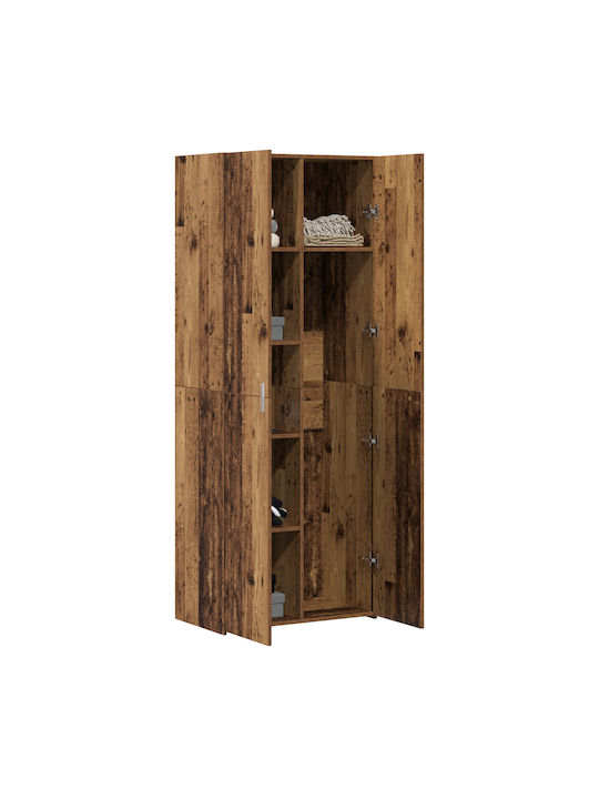 Bibliotecă Lemn Vechi 70x42.5x185 cm