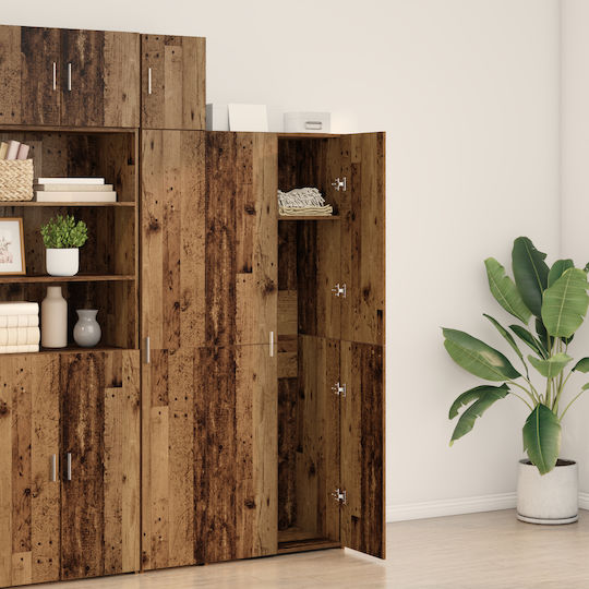 Bibliotecă Lemn Vechi 70x42.5x185 cm
