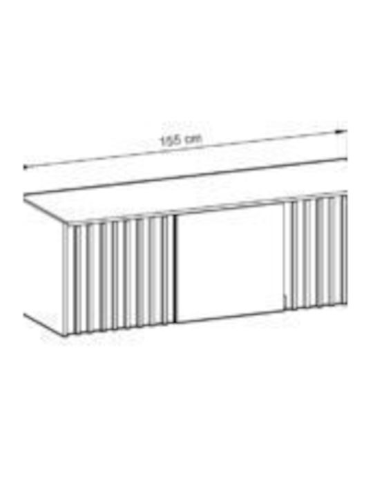 LH Home Furniture Πατάρι Ντουλάπας από Μοριοσανίδα 155x50x9.5cm P_NLL_24tp_3D_Kz