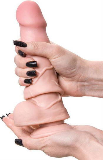 ToyFa Ρεαλιστικό Dildo με Όρχεις και Βεντούζα Flesh