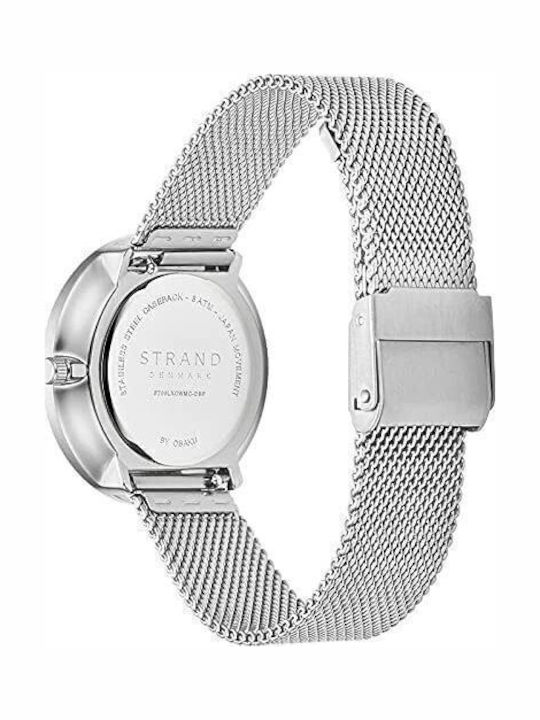 Strand by Obaku Women's Watch with Silver Metal Bracelet