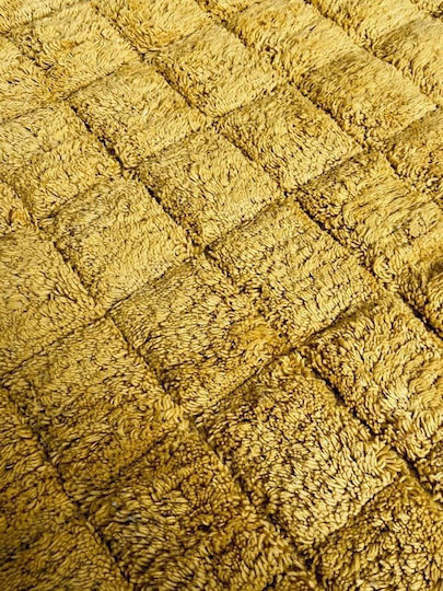 Πατάκι Μπάνιου Βαμβακερό 100-1193-5 Κίτρινο 50x80εκ.