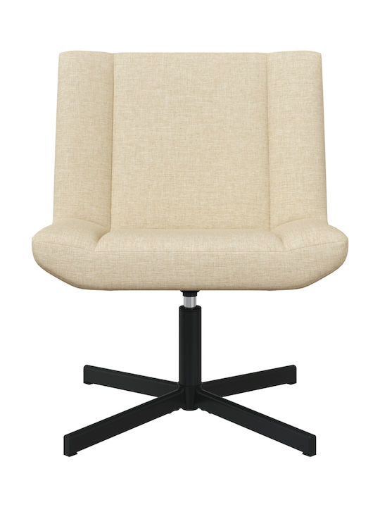 Stuhl in Beige Farbe 63x75x76cm 1Stück