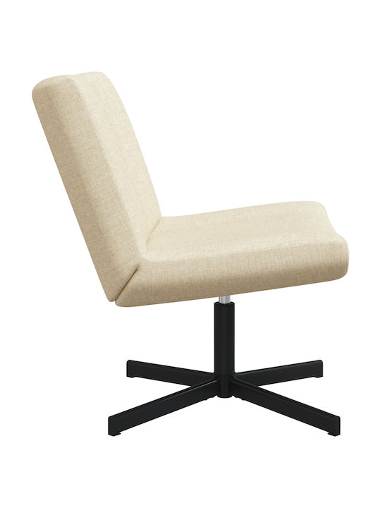 Stuhl in Beige Farbe 63x75x76cm 1Stück