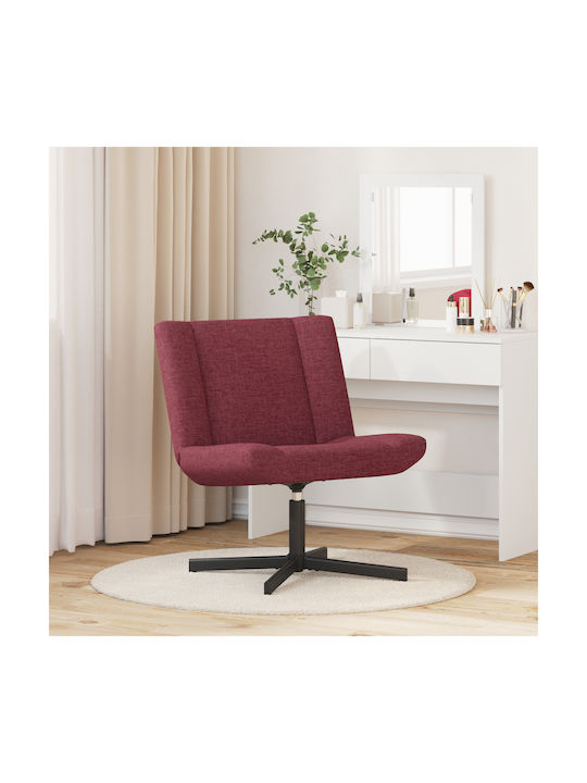 Rotating Chair Visitor in Red Color 63x75x76cm 1pcs