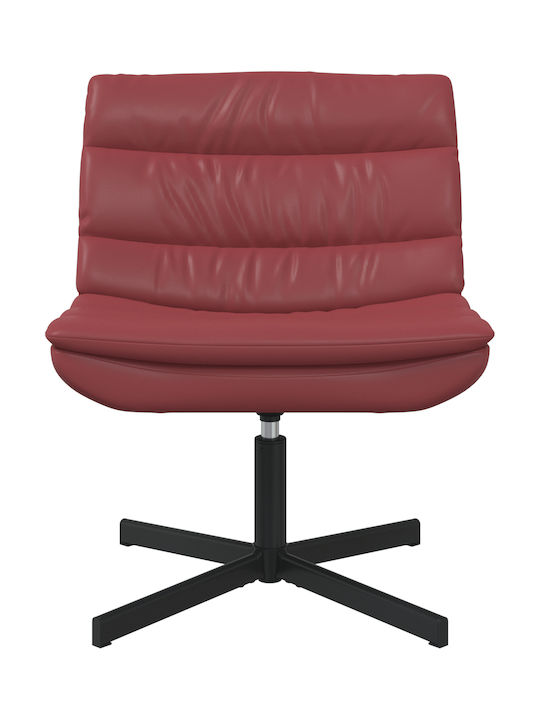 Rotating Chair Visitor in Red Color 63x75x76cm 1pcs