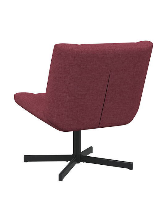 Rotating Chair Visitor in Red Color 63x75x76cm 1pcs