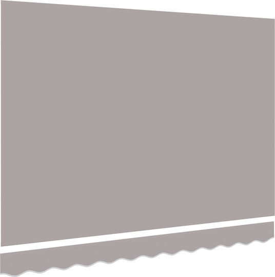 vidaXL Awning fabric Gray 2.5x3m