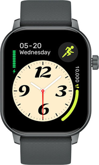 Zeblaze GTS 3 GPS 49mm Smartwatch with Heart Rate Monitor (Space Gray)