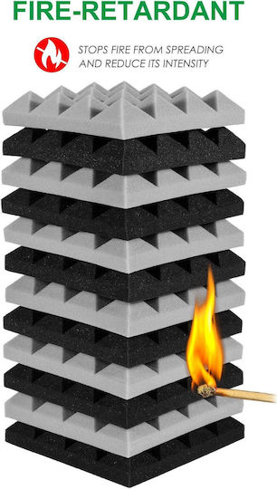 Set of Sound Absorbing (24pcs) 25cm x 25cm x 50mm