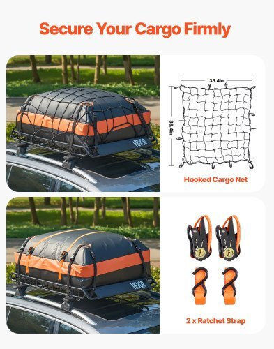 Vevor Steel Car Roof Rack 129.54x91.44cm