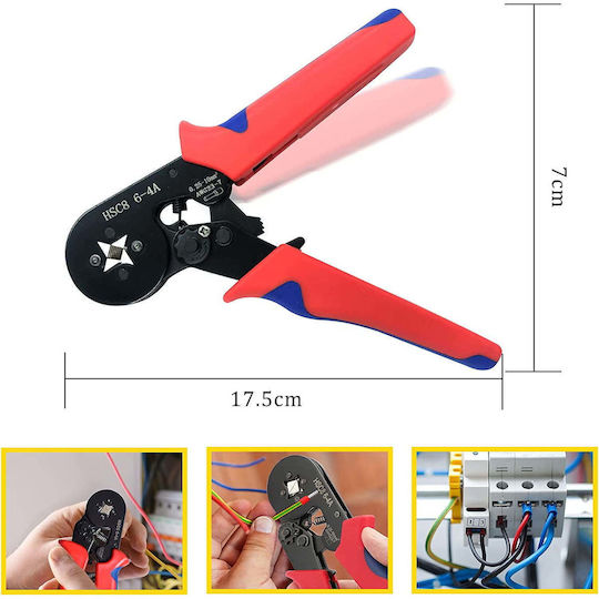 Connector Pin Crimping Set 1200 Electrician Conductor Terminals 0.25-10 Mm² Screwdriver 8 Types Terminals