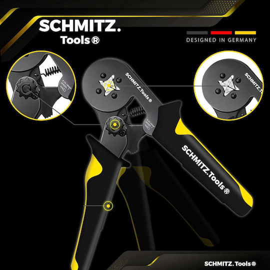 Professional Connector Pin Crimping Tool Set for 1,800 Conductor Terminal Pieces 0.5-10 mm