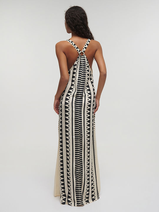 Sommer Maxi Damenkleid Mehrfarbig