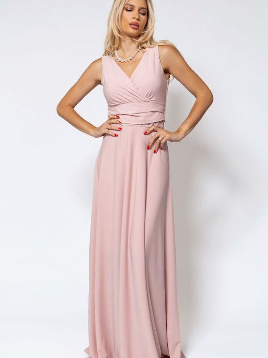 Summer Maxi Dress for Wedding Christening Nude