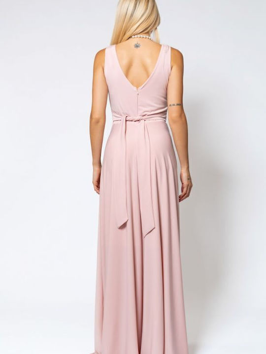 Summer Maxi Dress for Wedding Christening Nude