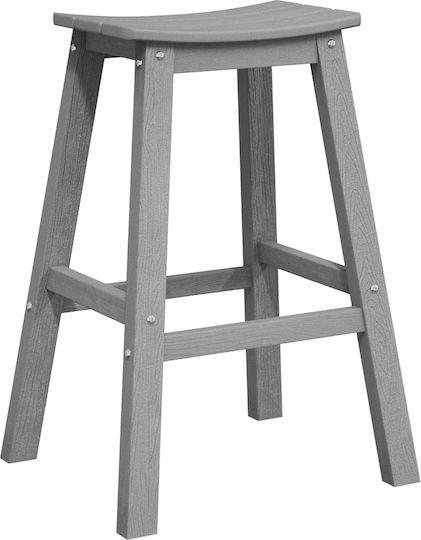 vidaXL Bar Set for Small Outdoor Spaces 3 Pieces Open Gray