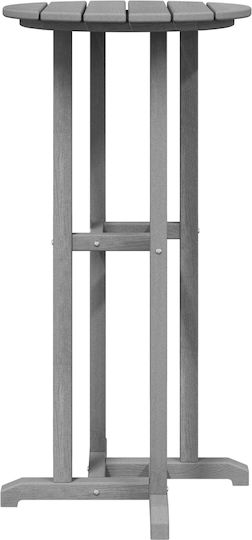 vidaXL Bar Set for Small Outdoor Spaces 3 Pieces Open Gray