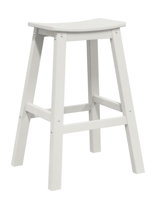 vidaXL Bar Set for Small Outdoor Spaces 3 Pieces White