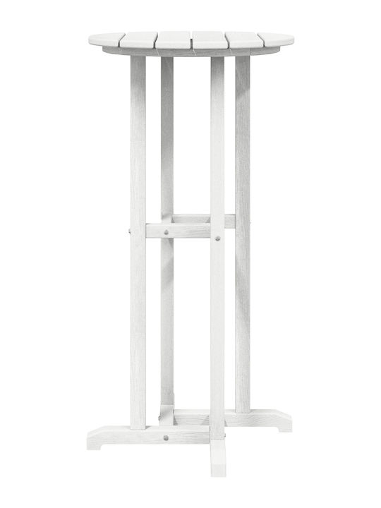 vidaXL Bar Set for Small Outdoor Spaces 3 Pieces White