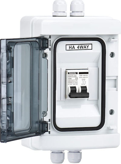 Comutator Automat Solar de Siguranță 30a Dc 12v-dc400v Ac 90v-400v 2 Poli Sisteme Fotovoltaice Comutator Automat În Cutie de Siguranță Waterproof Ip65