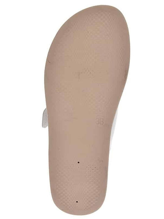 Flache Sandalen für Damen Anatomisch in Gold Farbe