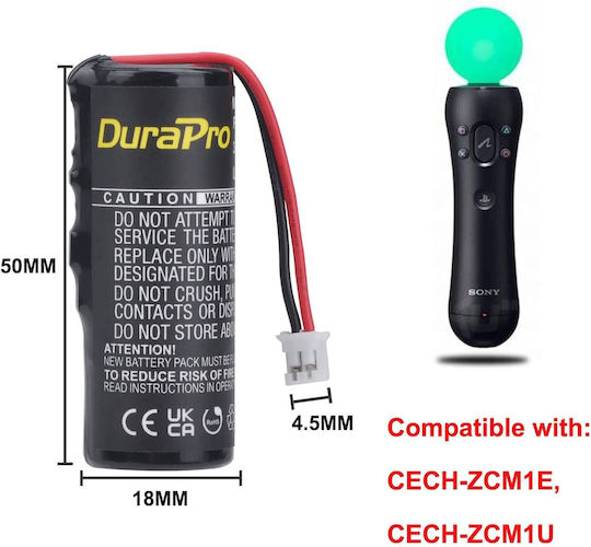 Комплект 2 Съвместими Батерии Sony Move Motion Lis144 Lip1450 Sony Ps3 Ps4 Move Motion Контролер Playstation Move Cech-zcm1e Cech-zcm1u 2000 Mah Инструменти