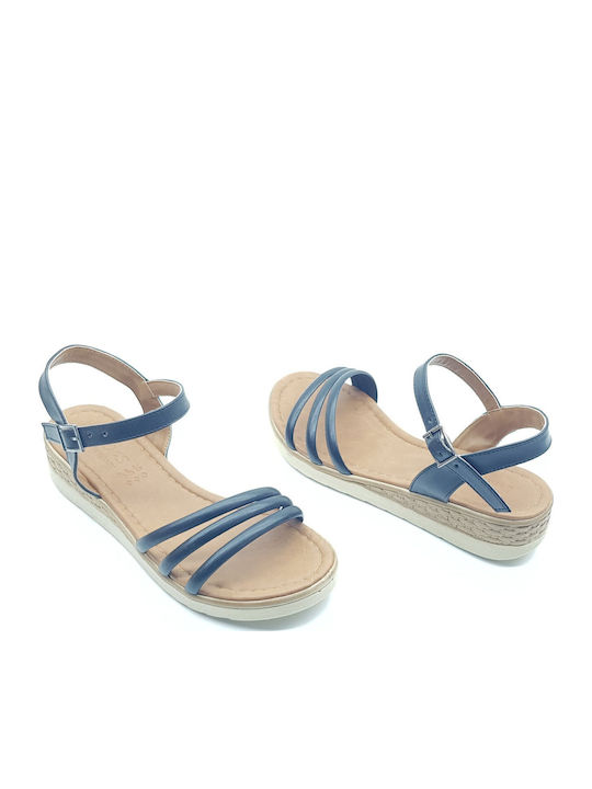Women's Flat Sandals in Black Color