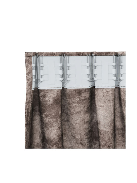 vidaXL vidaXL Window Curtain Set with Grommets Brown 140x140cm