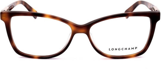Longchamp Γυναικείος Σκελετός Γυαλιών Πεταλούδα Καφέ LO818 099