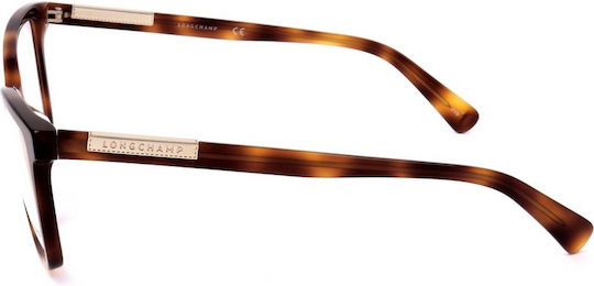Longchamp Γυναικείος Σκελετός Γυαλιών Πεταλούδα Καφέ LO818 099