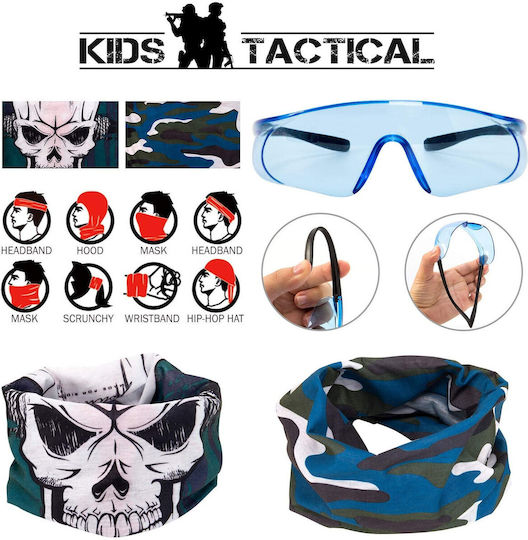 Set 2 Veste Compatibile Nerf N-strike Elite Series Vesta Tacticele Măști 100 Săgeți de Spumă 2 Brățări Magazii