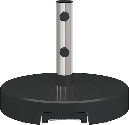 vidaXL Umbrella Stand made of Cement Black