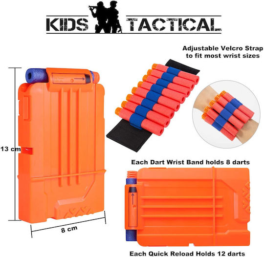 Set 2 Veste Compatibile Nerf N-Strike 2 Veste 80 Piese Cuțite din Spumă Ochelari de Protecție Magazii Măști Brățări Grenade Jucării
